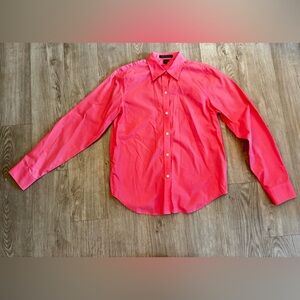 Laure Ralph Lauren Vibrant Pink Blouse - Small